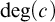 backslash operatorname degree left parenthesis c right parenthesis