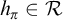 h Subscript pi Baseline element of script upper R