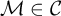 script upper M element of script upper C