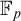 upper F Subscript p