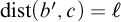 backslash operatorname d i s t left parenthesis b prime comma c right parenthesis equals script l