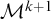upper M Superscript k plus 1