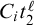 upper C Subscript i Baseline t 2 Superscript script l