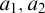 a 1 comma a 2