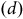 left parenthesis d right parenthesis