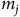 m Subscript j
