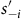 s prime Subscript negative i