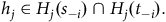 h Subscript j Baseline element of upper H Subscript j Baseline left parenthesis s Subscript negative i Baseline right parenthesis intersection upper H Subscript j Baseline left parenthesis t Subscript negative i Baseline right parenthesis period