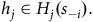 h Subscript j Baseline element of upper H Subscript j Baseline left parenthesis s Subscript negative i Baseline right parenthesis period