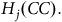 upper H Subscript j Baseline left parenthesis upper C upper C right parenthesis period