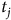 t Subscript j