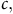 c comma
