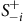 upper S Subscript negative i Superscript plus