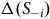 normal upper Delta left parenthesis upper S Subscript negative i Baseline right parenthesis