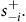 s Subscript negative i Superscript plus Baseline period