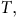 upper T comma