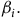 beta Subscript i Baseline period