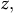 z comma