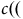 c left parenthesis left parenthesis