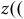 z left parenthesis left parenthesis