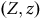left parenthesis upper Z comma z right parenthesis