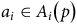a Subscript i Baseline element of upper A Subscript i Baseline left parenthesis p right parenthesis