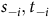 s Subscript negative i Baseline comma t Subscript negative i Baseline
