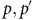 p comma p prime