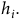 h Subscript i Baseline period