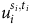u Subscript i Superscript s Super Subscript i Superscript comma t Super Subscript i Superscript
