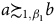 a succeeds or equivalent to Subscript 1 comma beta 1 Baseline b
