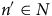 n prime element of upper N