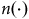 n left parenthesis dot right parenthesis