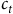 c Subscript t
