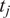 t Subscript j