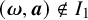left parenthesis bold italic omega comma bold italic a right parenthesis not an element of upper I 1