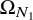 normal upper Omega Subscript upper N 1
