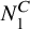 upper N 1 Superscript upper C