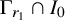 normal upper Gamma Subscript r 1 Baseline intersection upper I 0