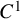 upper C Superscript 1