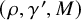 left parenthesis rho comma gamma prime comma upper M right parenthesis