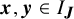 bold italic x comma bold italic y element of upper I Subscript bold italic upper J Baseline