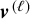 bold italic v Superscript left parenthesis script l right parenthesis