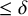 less than or equals delta