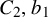 upper C 2 comma b 1