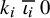 k Subscript i Baseline iota Subscript i Baseline overbar 0