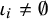 iota Subscript i Baseline not equals normal empty set
