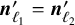 bold italic n prime Subscript script l 1 Baseline equals bold italic n prime Subscript script l 2
