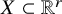 upper X subset of double struck upper R Superscript r