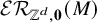 script upper E upper R Subscript double struck upper Z Sub Superscript d Subscript comma bold 0 Baseline left parenthesis upper M right parenthesis